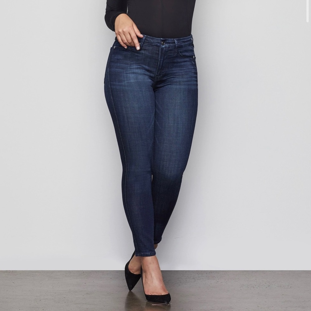 Good American good waist crop jeans